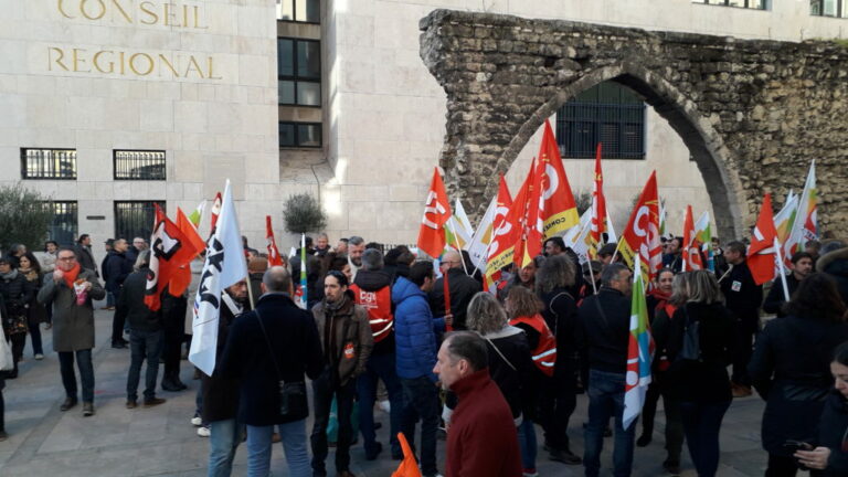 Ce matin, communiqué de presse de l’intersyndicale